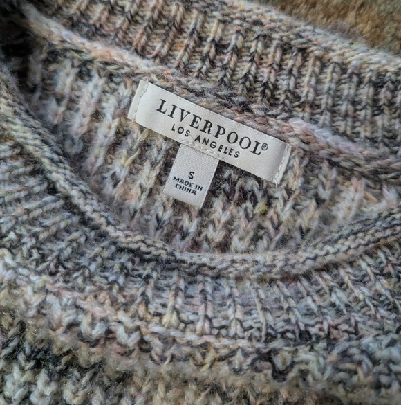 Liverpool Women's Crew Neck Wide Sleeve Pullover Sweater - Picture 2 of 5